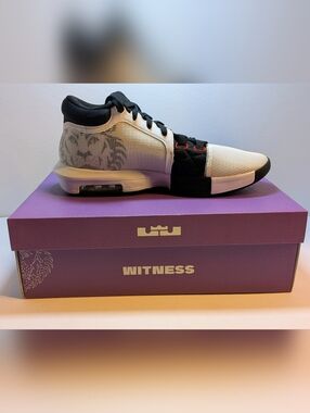 Nike Lebron Witness 8 Men’s White/Black with University Red Size 11.5